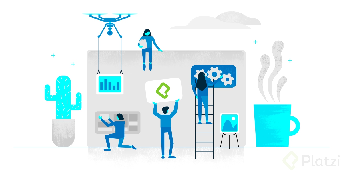 Equipo reconstruyendo su espacio